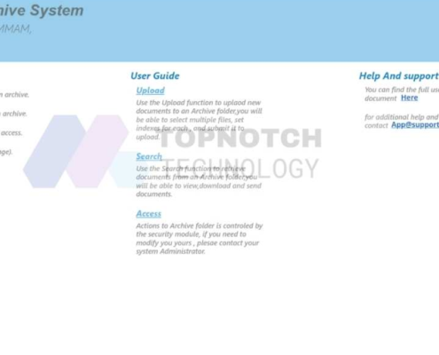 Document Archive System with Power Platform