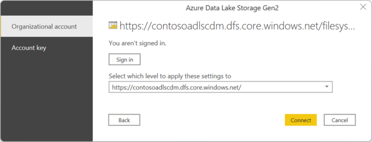 Using Azure Data Lake Gen 2 with Power BI