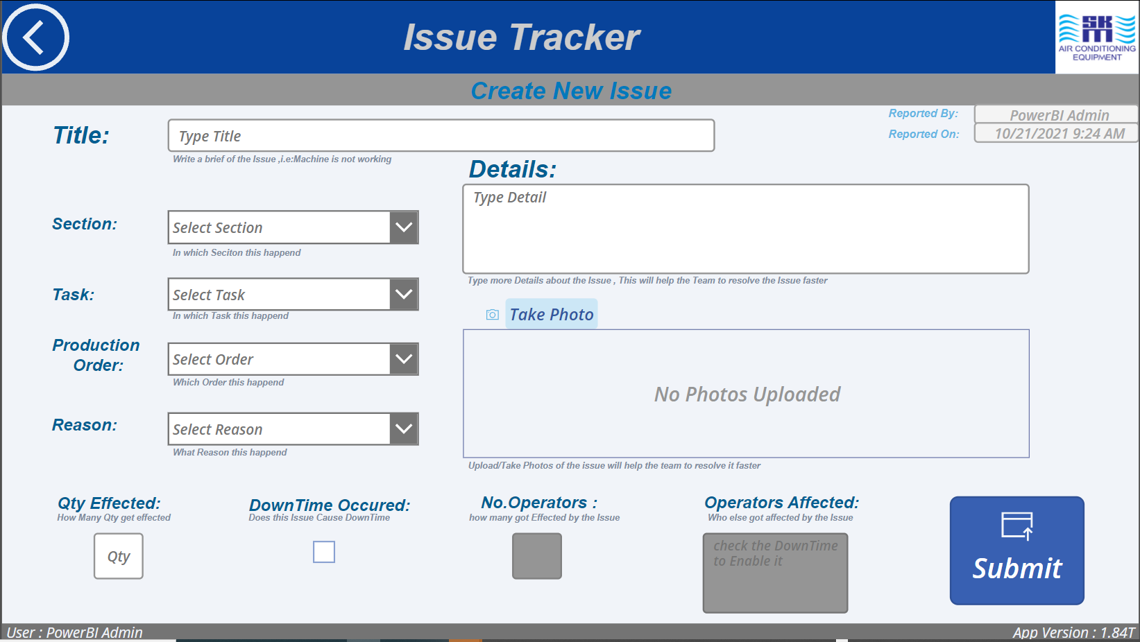 Issue Tracker App