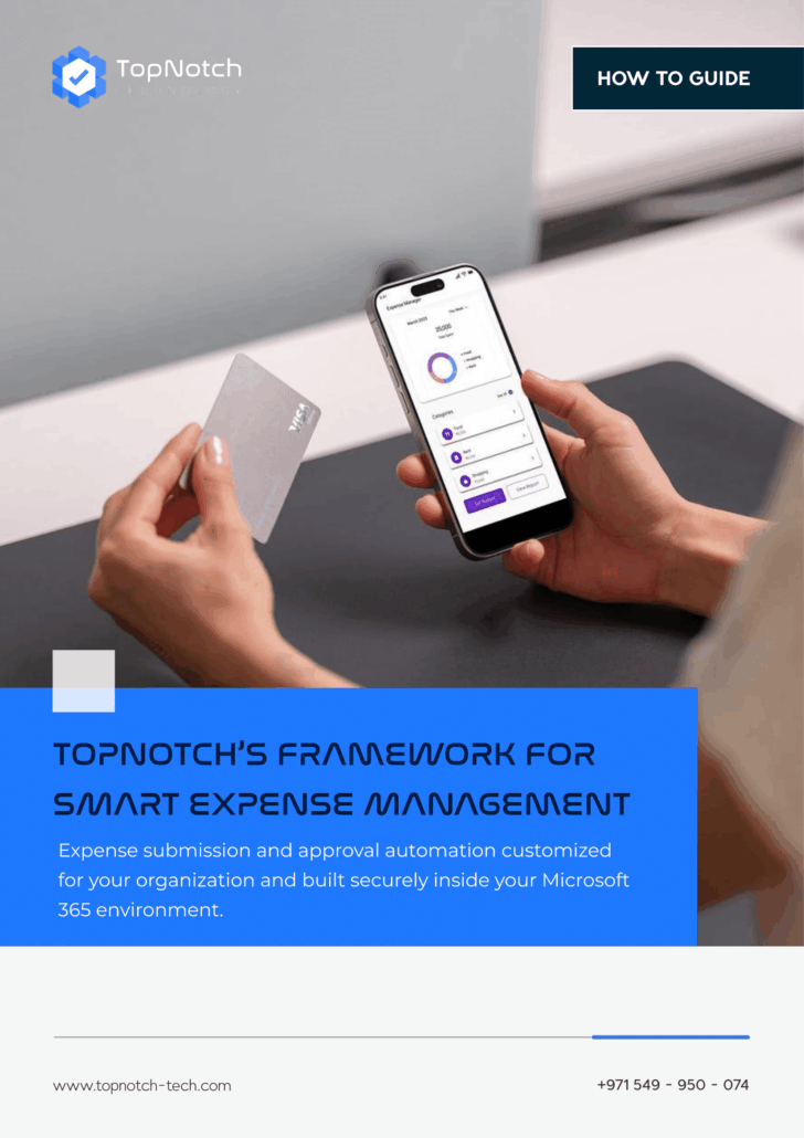 TopNotchs Framework for Smart Expense Management 1