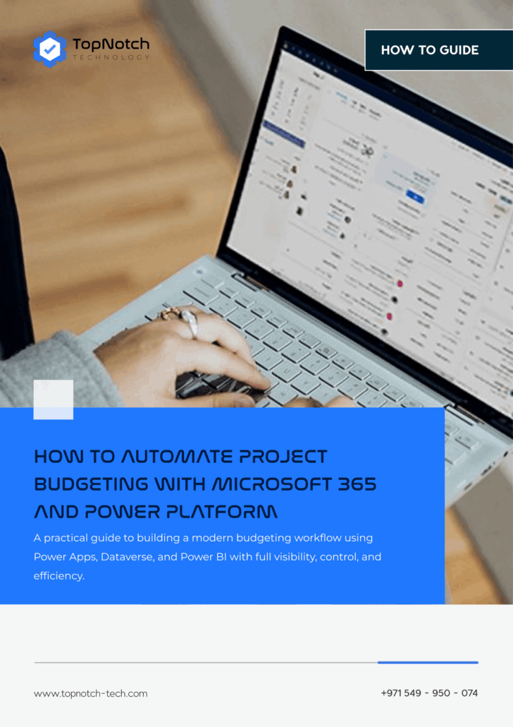 How to Automate Project Budgeting with Microsoft 365 and Power Platform 1